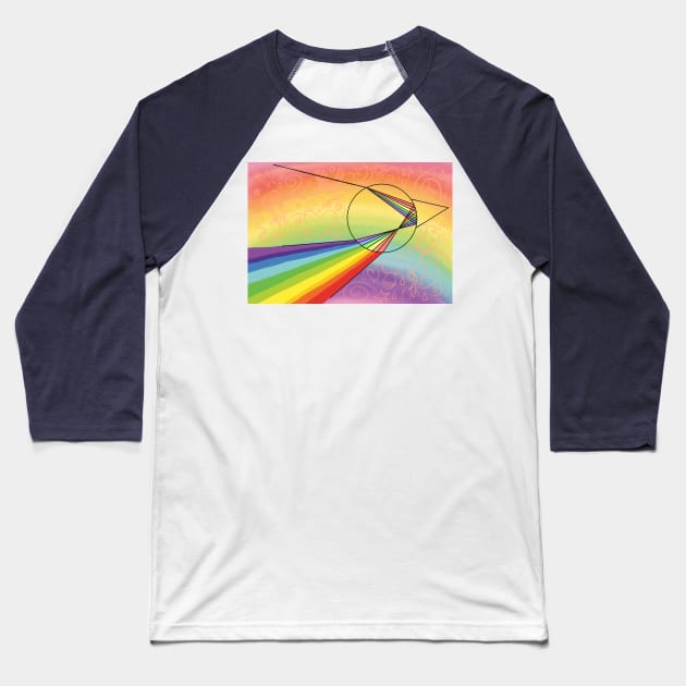 How A Rainbow Is Made In A Raindrop Baseball T-Shirt by mernstw